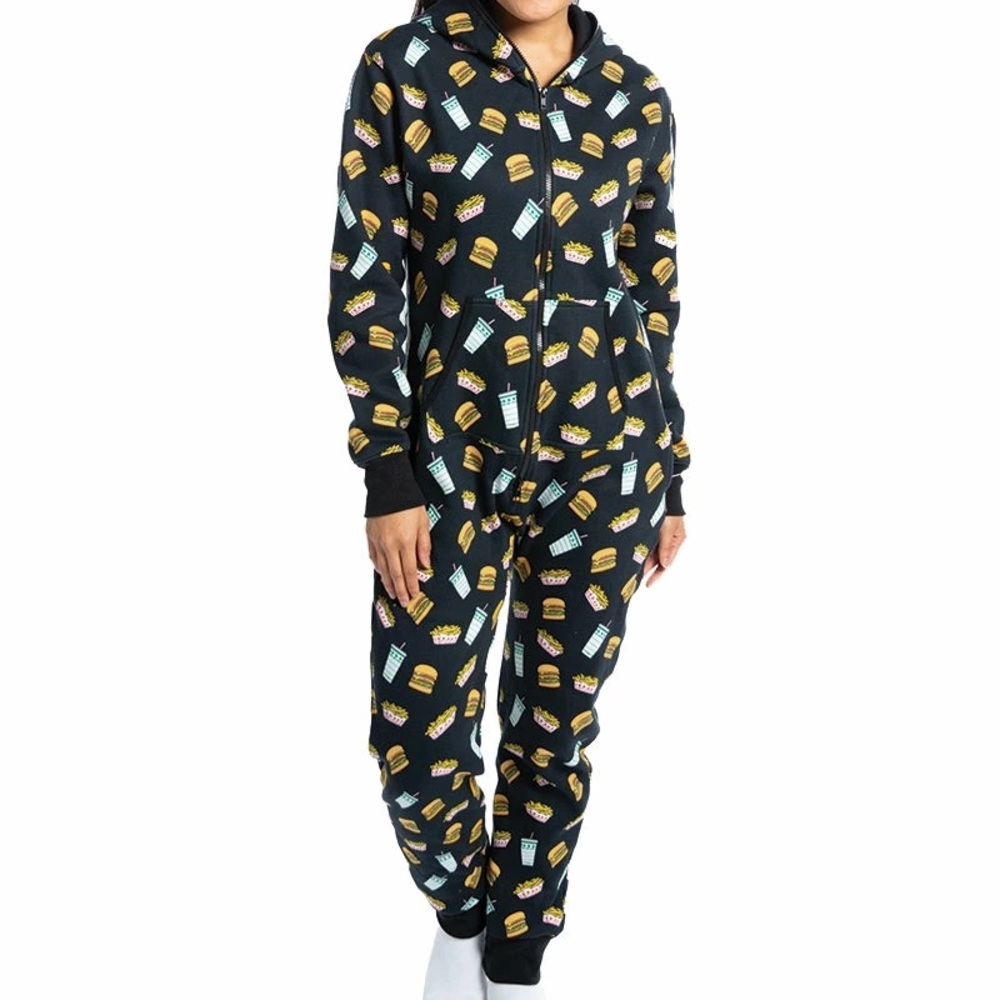 In n Out Adult Hooded Onesie Size Small